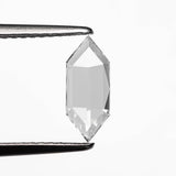 0.37ct 9.90x4.00x1.01mm Hexagon Rosecut 24859 - 01 - MTD