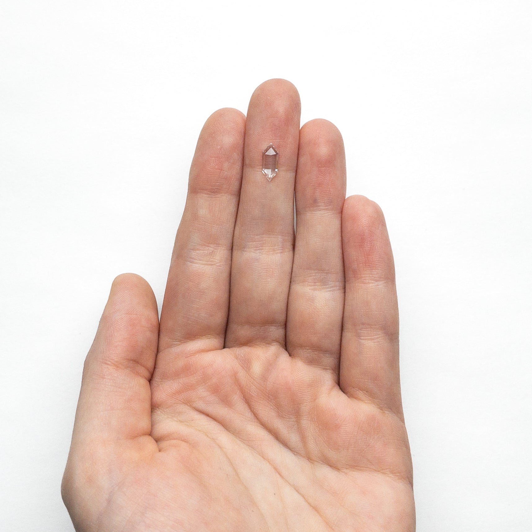0.37ct 9.90x4.00x1.01mm Hexagon Rosecut 24859 - 01 - MTD