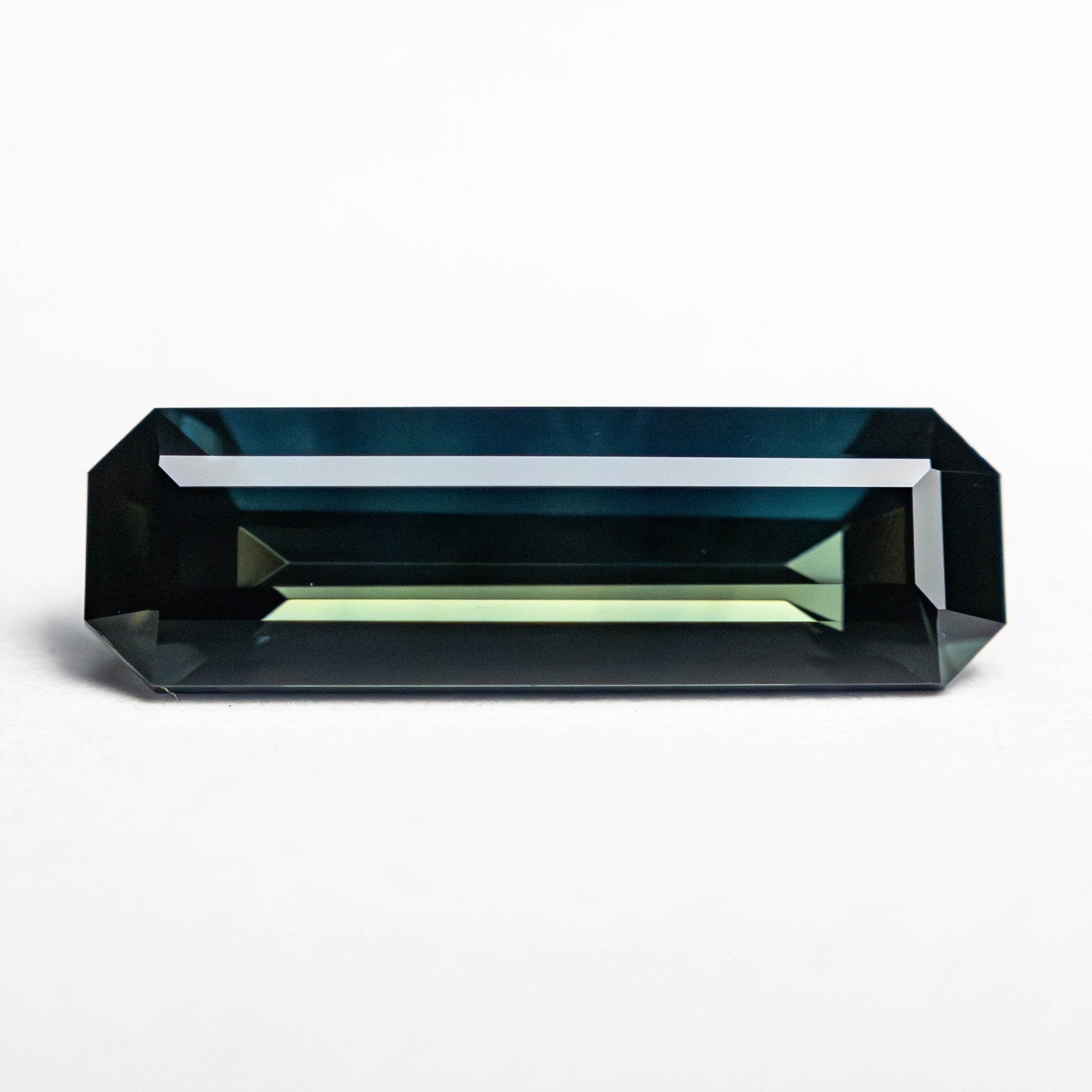 2.39ct 13.97x4.37x3.70mm Cut Corner Rectangle Step Cut Sapphire 25195 - 01 - MTD