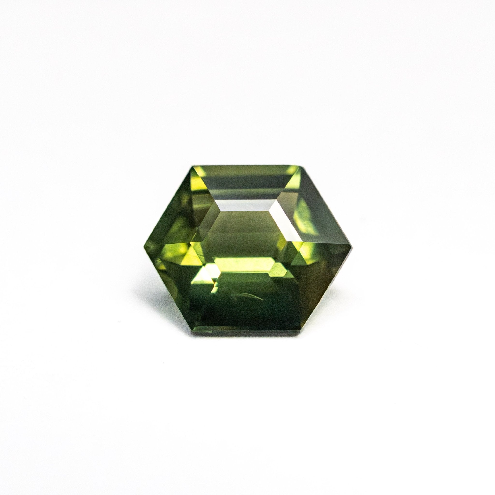 1.15ct 7.17x5.92x3.46mm Hexagon Step Cut Sapphire 25383-01 - MTD