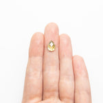 2.31ct 9.76x7.19x4.19mm Pear Double Cut 25455-12 - MTD