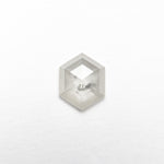 0.66ct 6.84x5.46x2.11mm Hexagon Rosecut 25457-16 - MTD