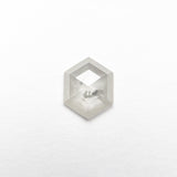 0.66ct 6.84x5.46x2.11mm Hexagon Rosecut 25457-16 - MTD