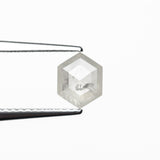 0.66ct 6.84x5.46x2.11mm Hexagon Rosecut 25457-16 - MTD