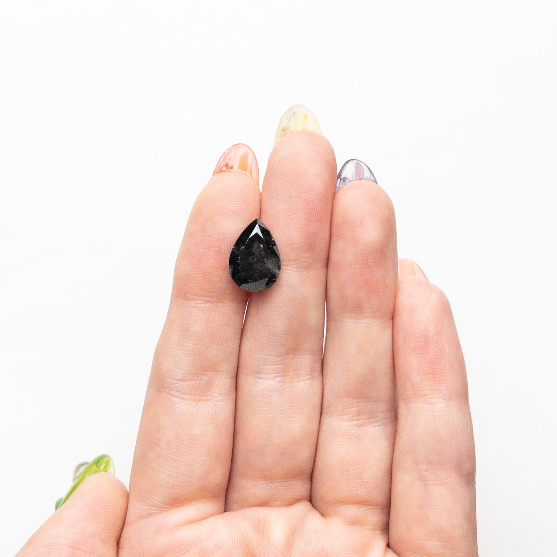 4.61ct 13.06x9.20x5.11mm Pear Double Cut 25480 - 01 - MTD