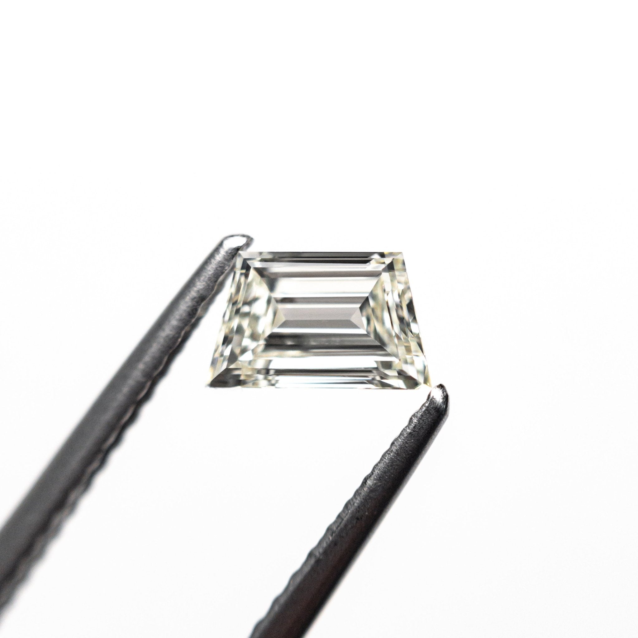 1.10cttw 2pc 6.28x3.67x2.37mm 6.25x3.72x2.40mm VVS L - M Trapezoid Step Cut Matching Pair 25536 - 01 - MTD