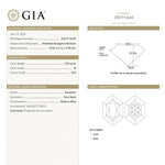 1.00ct 10.04x5.14x2.98mm GIA VS2 M Hexagon Brilliant 28310-01 - MTD