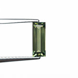 0.85ct 8.45x3.22x2.61mm Rectangle Step Cut Sapphire 25740 - 03 - MTD