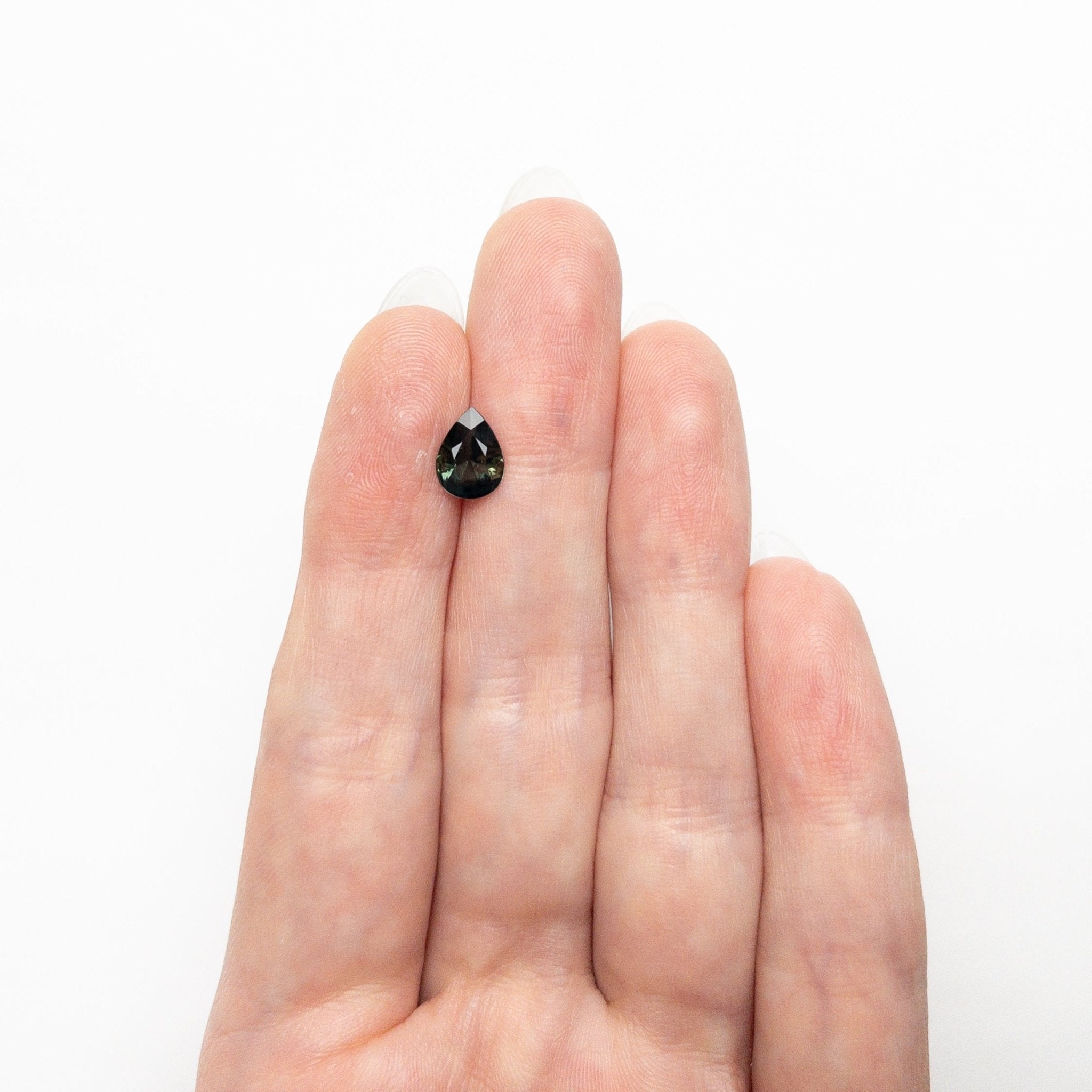 0.96ct 8.09x6.05x3.03mm Pear Brilliant Sapphire 25783 - 10 - MTD