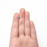 0.81ct 5.54x5.52x3.69mm Round Brilliant Sapphire 26134-04 - MTD