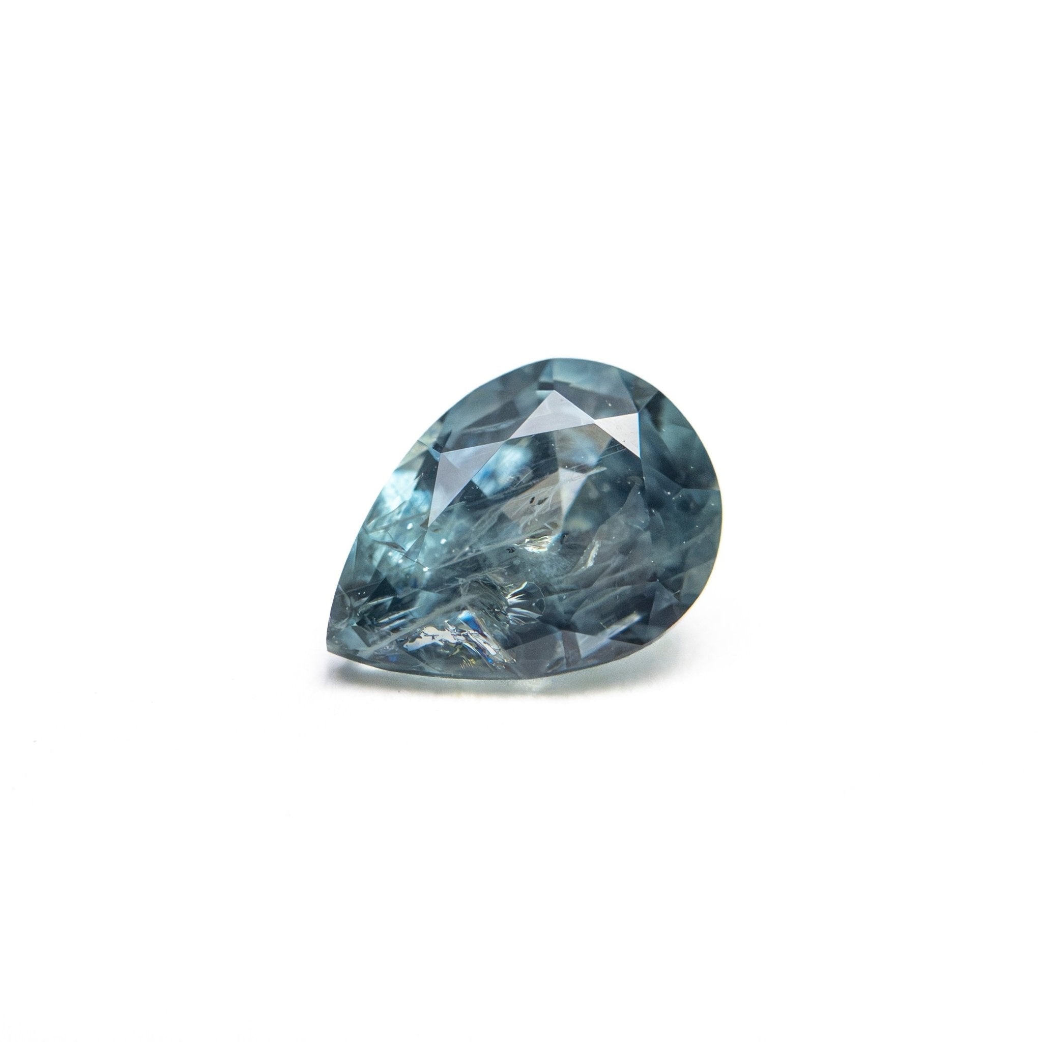 0.87ct 6.97x5.05x3.42mm Pear Brilliant Sapphire 26150-10 - MTD