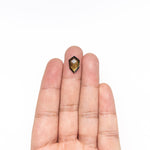 2.83ct 13.89x8.76x2.67mm Shield Rosecut Sapphire 26327 - 12 - MTD