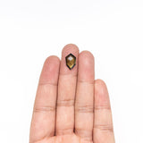 2.83ct 13.89x8.76x2.67mm Shield Rosecut Sapphire 26327 - 12 - MTD