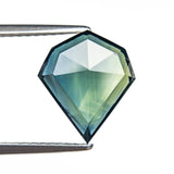 2.42ct 11.00x9.47x2.93mm Shield Rosecut Sapphire 26327-15 - MTD