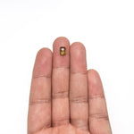 0.80ct 6.97x4.89x2.09mm Cut Corner Rectangle Rosecut Sapphire 26327 - 76 - MTD