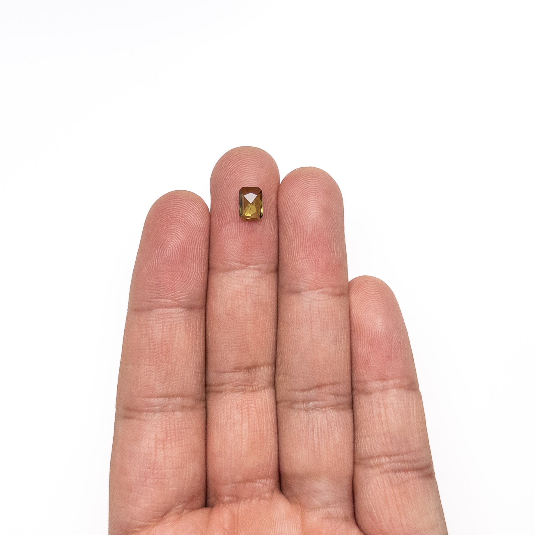 0.80ct 6.97x4.89x2.09mm Cut Corner Rectangle Rosecut Sapphire 26327 - 76 - MTD