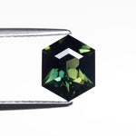 1.51ct 8.20x6.58x3.95mm Hexagon Step Cut Sapphire 26344 - 02 - MTD