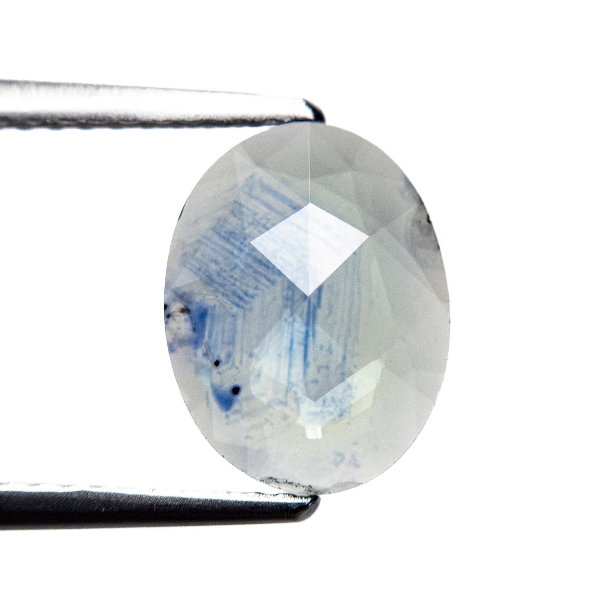 1.74ct 10.22x7.78x2.25mm Oval Rosecut Sapphire 26587-01 - MTD