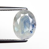 1.74ct 10.22x7.78x2.25mm Oval Rosecut Sapphire 26587-01 - MTD