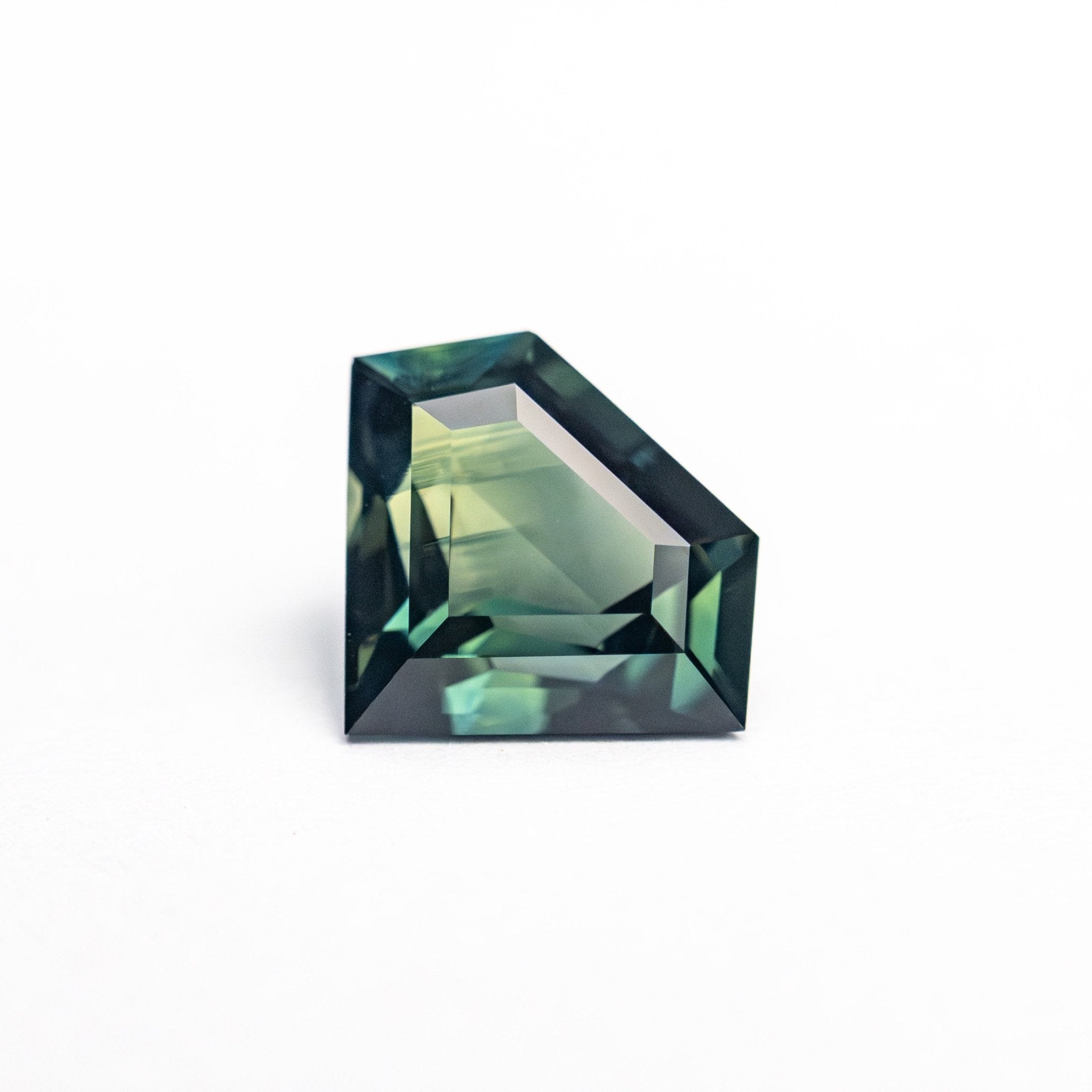 1.30ct 6.72x8.55x3.80mm Shield Step Cut Sapphire 26724-01 - MTD