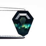 2.19ct 9.29x7.71x4.39mm Shield Step Cut Sapphire 26726-01 - MTD