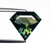2.84ct 9.76x10.81x4.72mm Shield Step Cut Sapphire 26727-01 - MTD