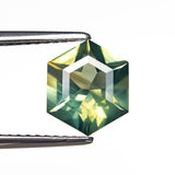 2.17ct 9.20x7.72x4.43mm Hexagon Step Cut 26739-01 - MTD