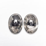 1.83ct 2pc 7.43x5.27x2.63mm 7.32x5.36x2.56mm Oval Cabochon Matching Pair 🇨🇦 27029 - 01 - MTD