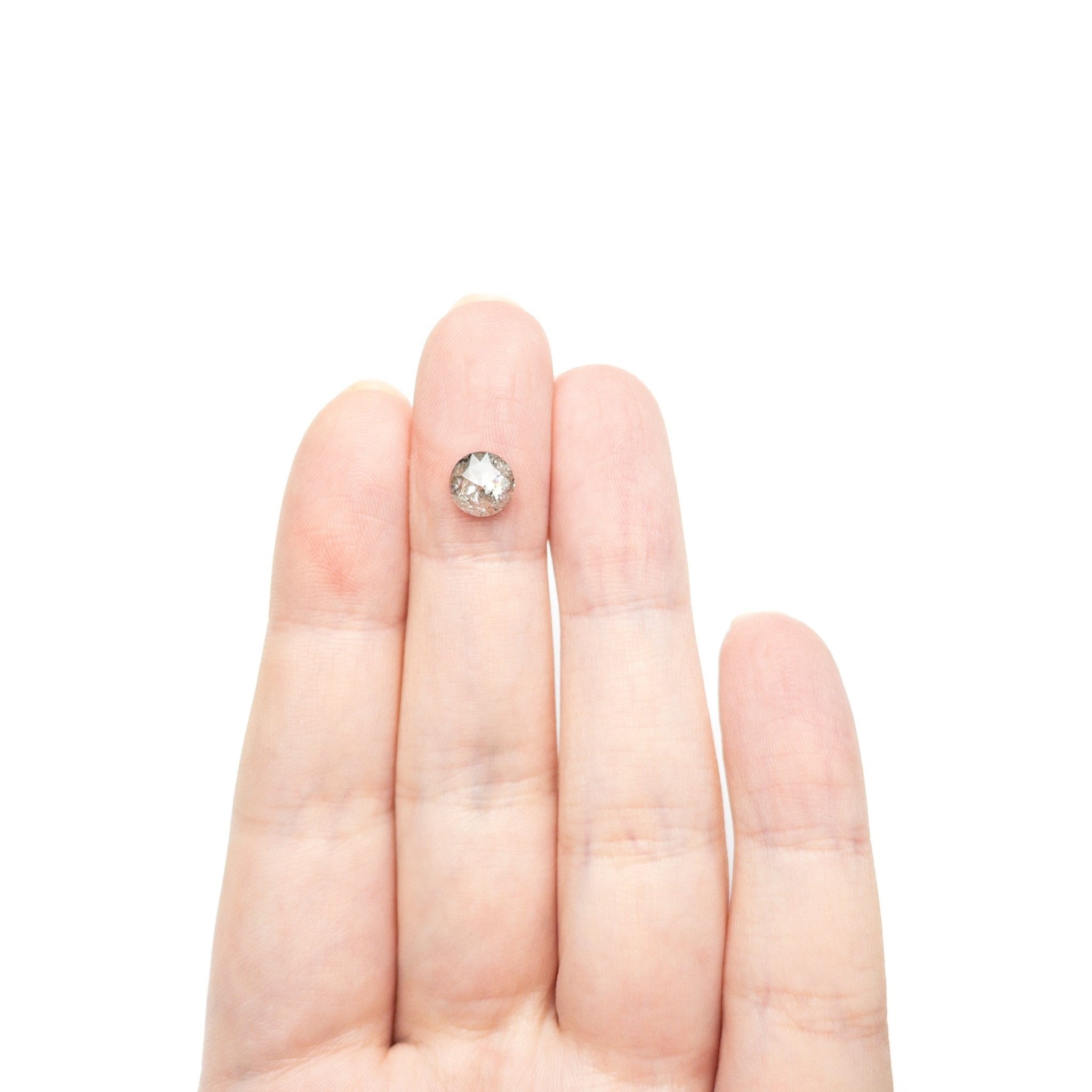 1.28ct 6.78x6.75x3.35mm Round Rosecut 🇨🇦 27034 - 01 - MTD