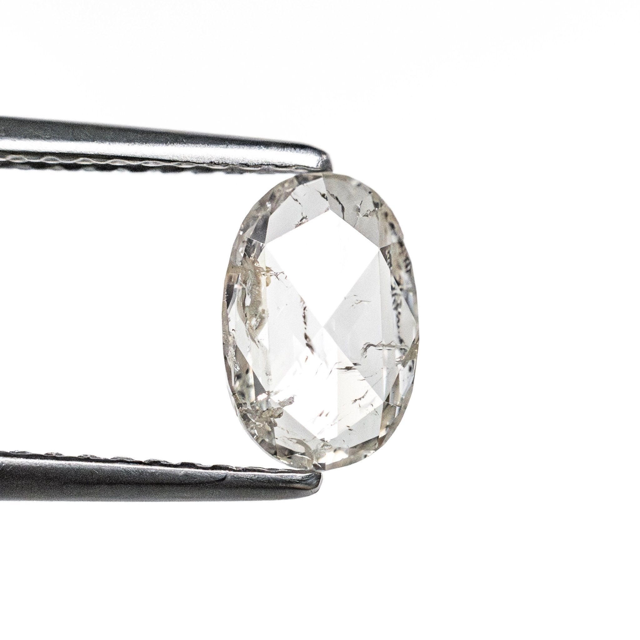 0.86ct 7.87x5.21x2.19mm I2 M Oval Rosecut 27066 - 05 - MTD