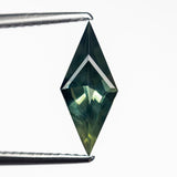 1.07ct 12.81x5.38x3.22mm Lozenge Step Cut Sapphire 27141-01 - MTD
