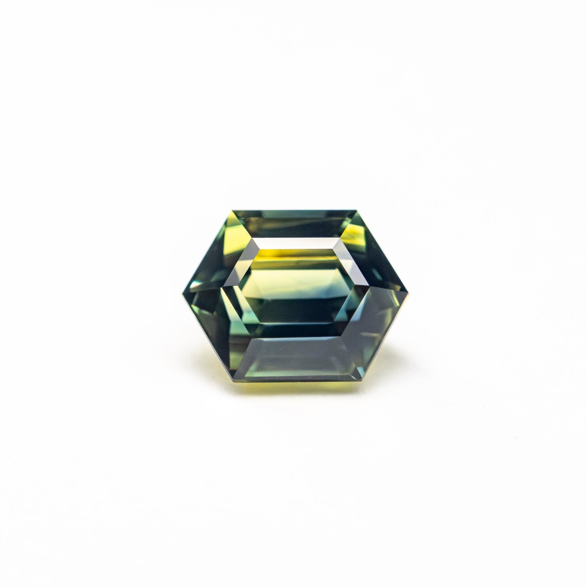 0.97ct 6.36x4.91x3.67mm Hexagon Step Cut Sapphire 27153 - 01 - MTD