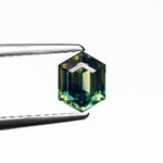 0.97ct 6.36x4.91x3.67mm Hexagon Step Cut Sapphire 27153 - 01 - MTD
