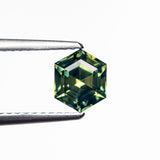 1.19ct 6.67x5.48x4.17mm Hexagon Step Cut Sapphire 27153-03 - MTD