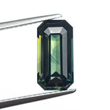 3.73ct 11.89x6.14x4.89mm Cut Corner Rectangle Step Cut Sapphire 27306 - 01 - MTD