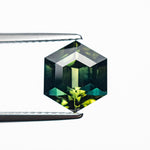 2.06ct 8.69x7.62x4.17mm Hexagon Step Cut Sapphire 27321 - 02 - MTD