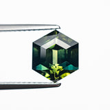 2.06ct 8.69x7.62x4.17mm Hexagon Step Cut Sapphire 27321 - 02 - MTD