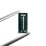 0.71ct 7.14x3.43x2.45mm Rectangle Step Cut Sapphire 27336 - 46 - MTD