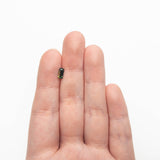 0.82ct 7.17x3.48x3.18mm Cut Corner Rectangle Step Cut Sapphire 27336 - 57 - MTD