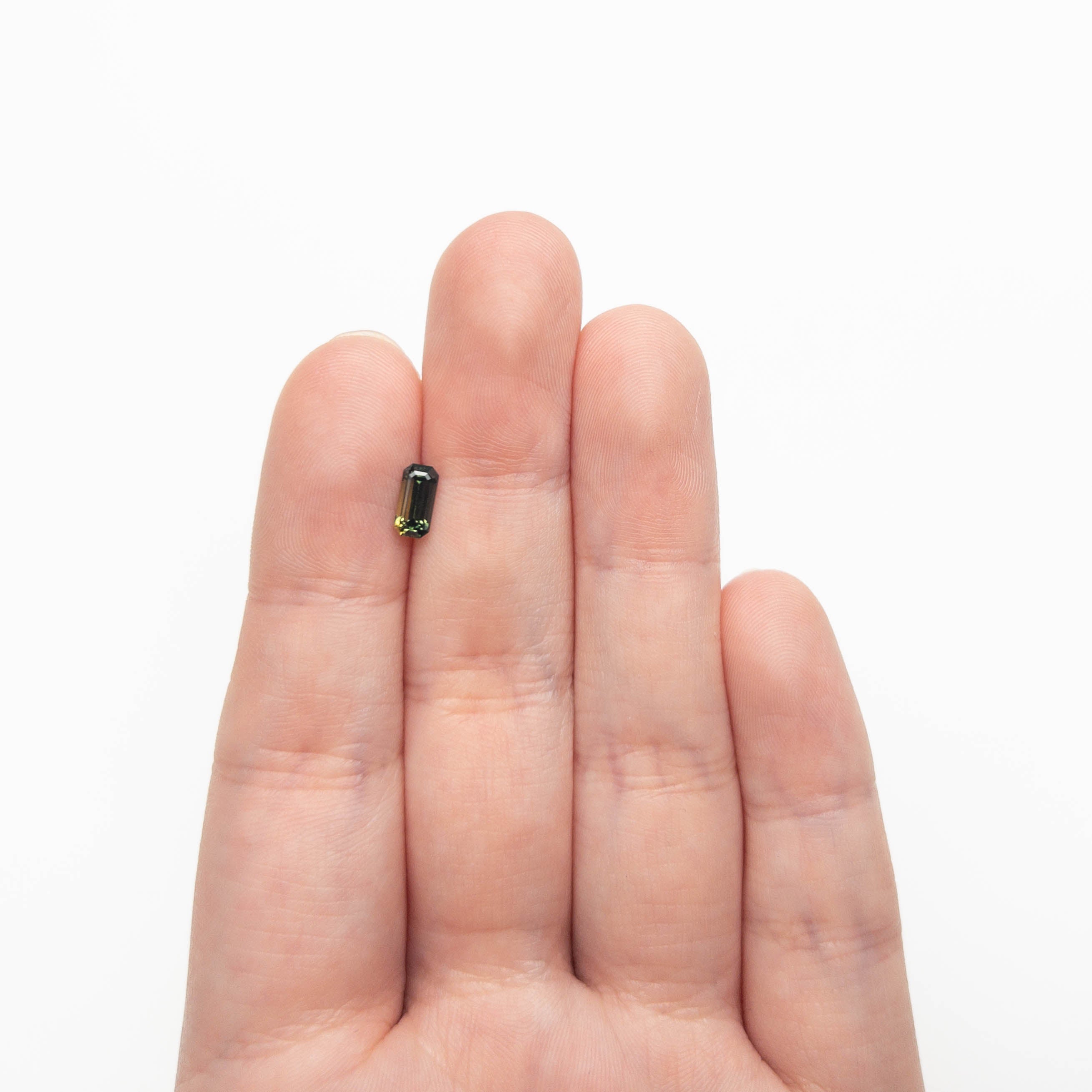 0.82ct 7.17x3.48x3.18mm Cut Corner Rectangle Step Cut Sapphire 27336 - 57 - MTD