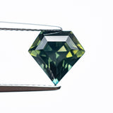 2.99ct 8.66x9.11x6.03mm Shield Step Cut Sapphire 27351 - 01 - MTD