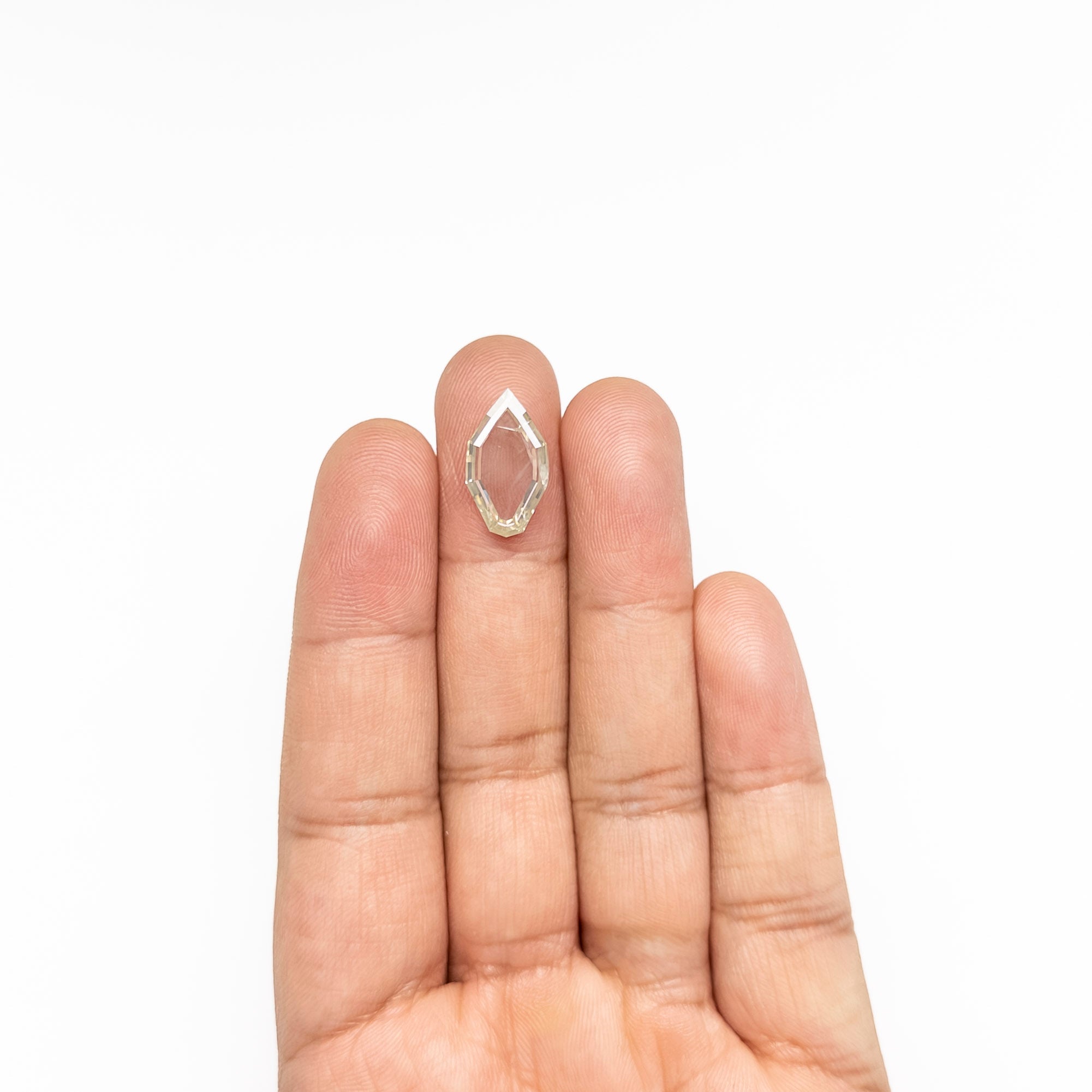 5.02ct 17.21x9.63x3.10mm I2 O - P Geo Shield Portrait Cut 27411 - 01 - MTD