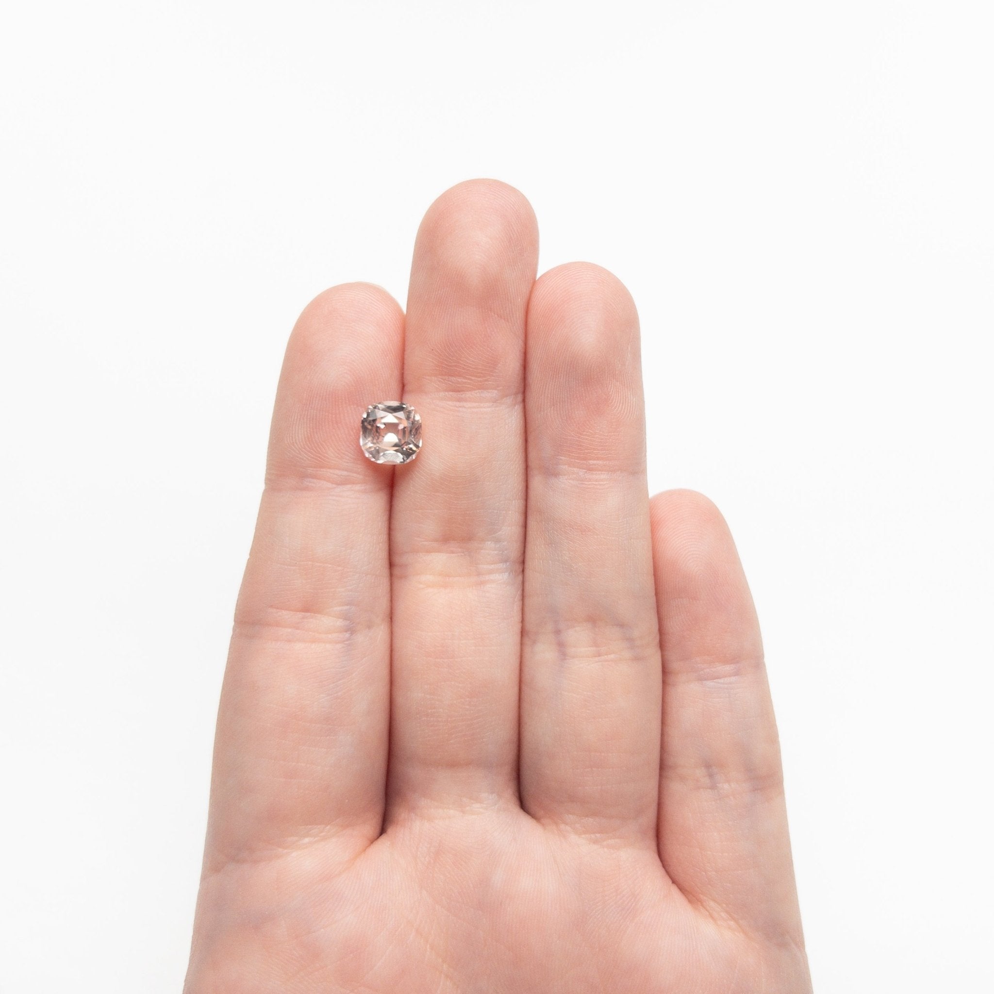 2.36ct 7.51x7.13x4.85mm GIA Padparadscha Cushion Brilliant Sapphire 27417 - 01 - MTD