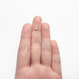 1.05ct 6.90x5.41x3.03mm Hexagon Rosecut 27536-23 - MTD