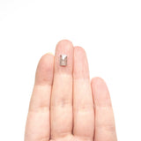 1.45ct 8.43x5.68x2.51mm Cut Corner Rectangle Rosecut 27536 - 53 - MTD