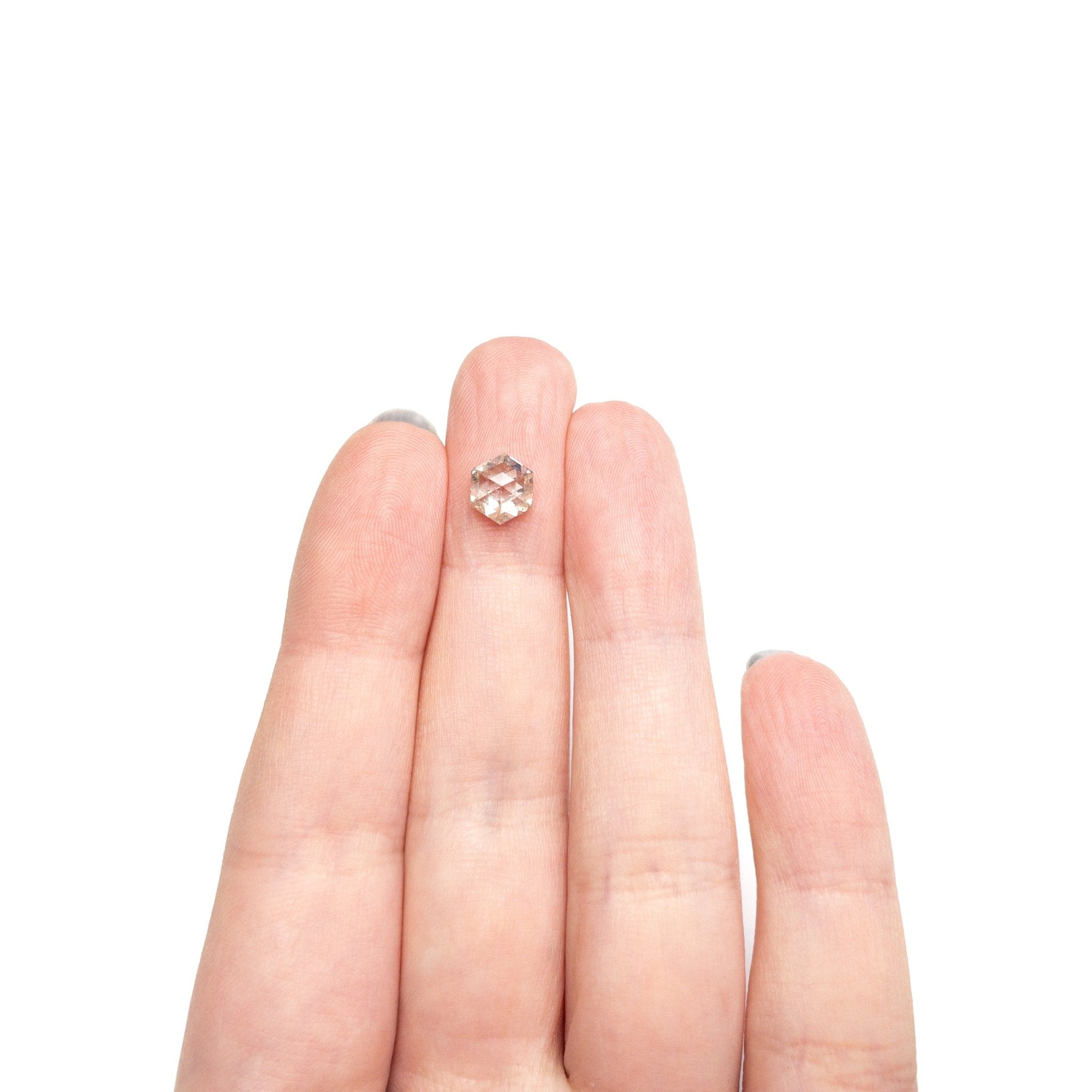 1.54ct 7.59x6.57x3.89mm Hexagon Rosecut 27537 - 06 - MTD