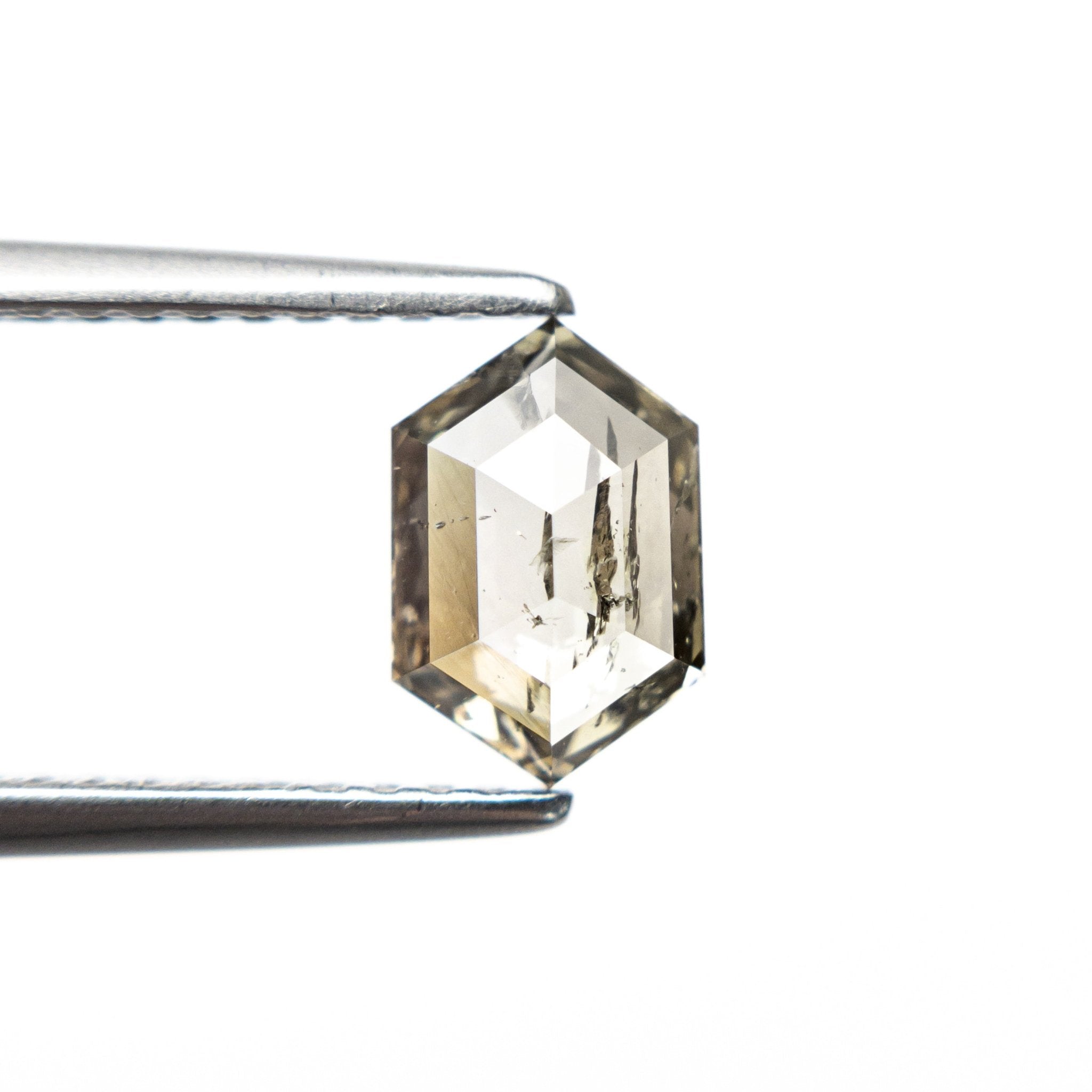 0.91ct 7.63x5.11x2.63mm Hexagon Rosecut 27537 - 36 - MTD