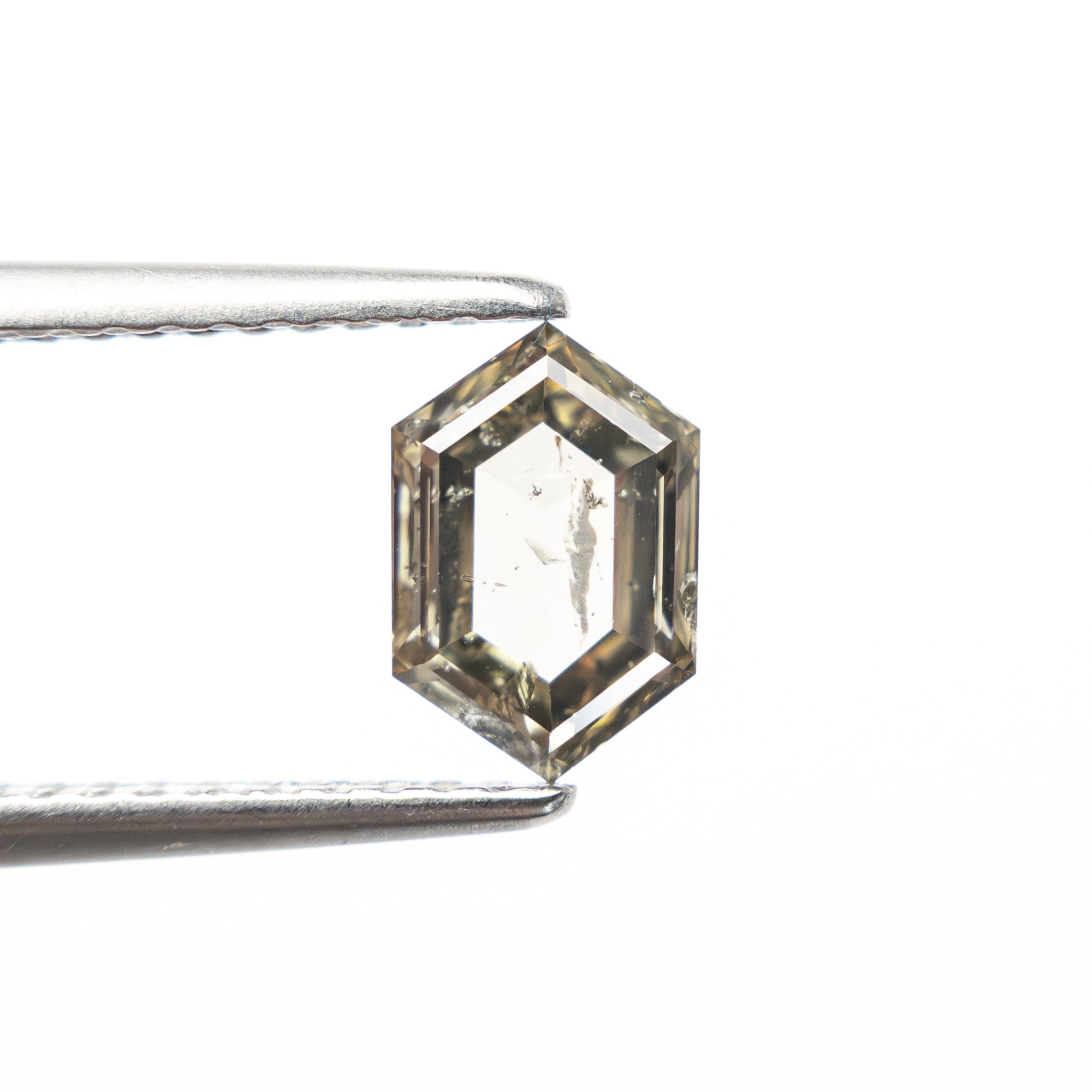 0.91ct 7.63x5.11x2.63mm Hexagon Rosecut 27537 - 36 - MTD