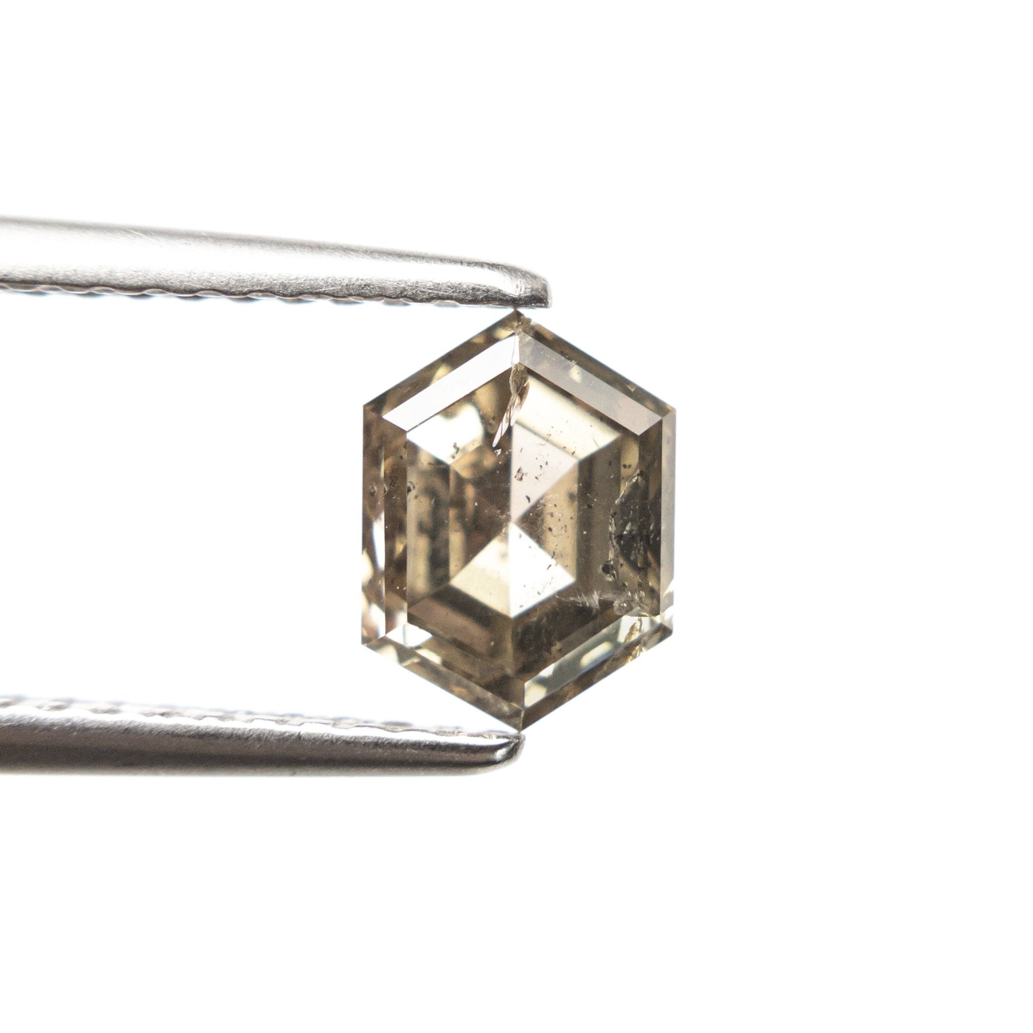 1.26ct 7.09x5.30x3.92mm Hexagon Rosecut 27537 - 38 - MTD