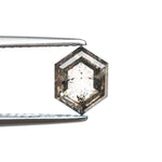 1.27ct 7.46x5.75x3.32mm Hexagon Rosecut 27537 - 57 - MTD